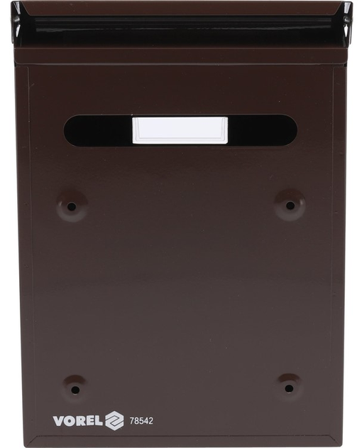 Поштова скринька Vorel 78542 285 x 200 x 60 мм Коричнева (5906083012662) - зображення 3