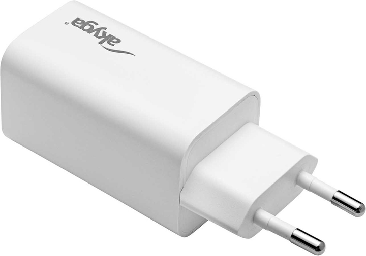 Ładowarka sieciowa AKYGA USB-C 65W White (AK-CH-23) - obraz 2