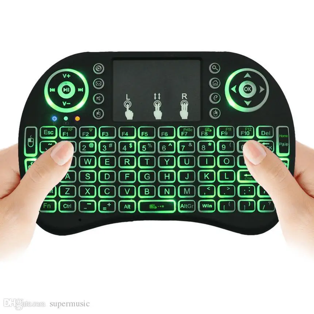 Мини-клавиатура с сенсорной панелью и подсветкой LED MWK08/i8 - изображение 8