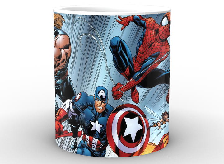 Чашка с принтом Человек-Паук Spider-Man comics SM.02.003 Кружка керамическая 0,33 - изображение 2