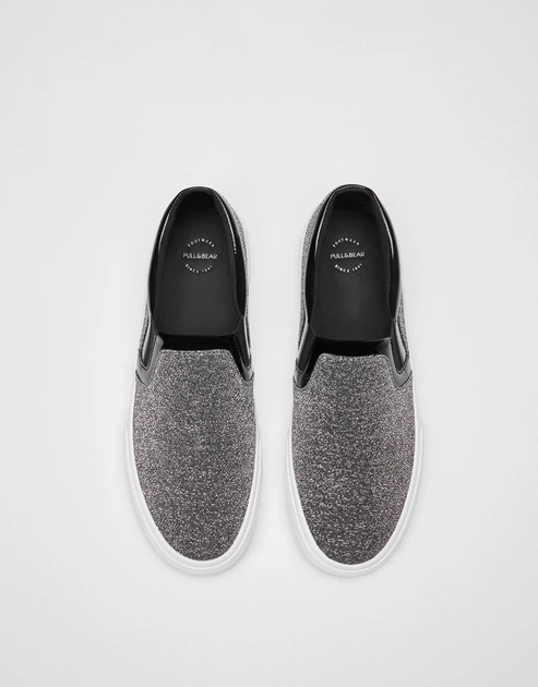 Сліпони Pull & Bear сріблястий ZZCFP578 36 - Фото 5 Сліпони Pull & Bear сріблястий ZZCFP578 36 - изображение 5
