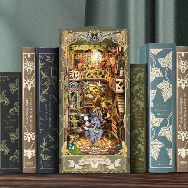 Book Nook DIY Green Fairyland - Румбокс "Волшебный лес" с сенсорной подсветкой - Фото 2 Book Nook DIY Green Fairyland - Румбокс "Волшебный лес" с сенсорной подсветкой - изображение 2