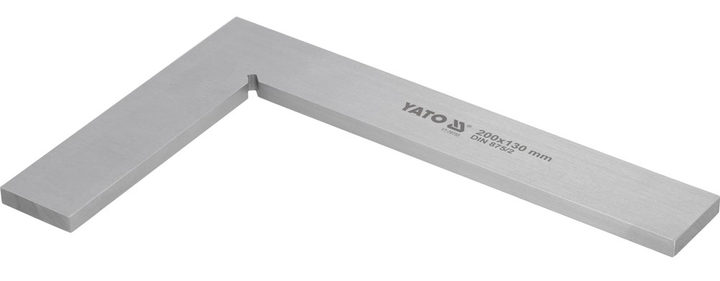 Кутник слюсарний YATO 200 x 130 мм кл. II YT-70753) - зображення 2