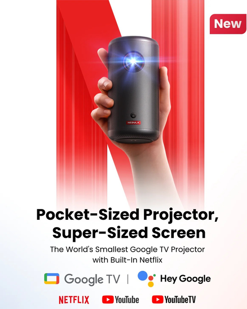 Projektor Anker Nebula Capsule 3 New (D2425) - obraz 3