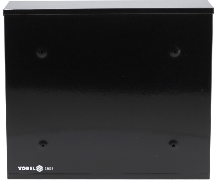 Skrzynka na listy Vorel 78575 310 x 360 x 100 mm Czarna (5906083785757) - obraz 4