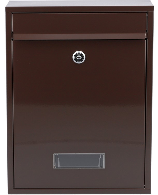 Skrzynka na listy Vorel 78557 360 x 260 x 80 mm Brązowa (5906083785573) - obraz 2