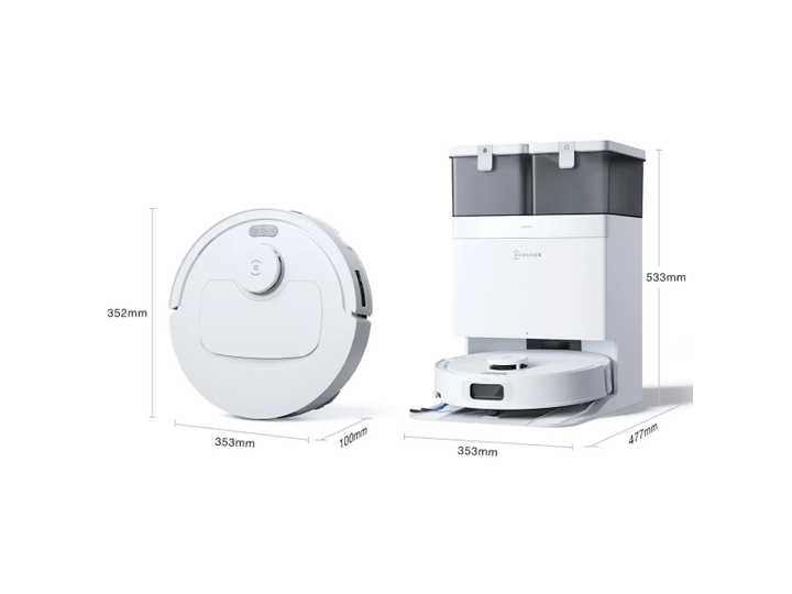 Робот-пилосос з вологим прибиранням ECOVACS T30CDLX71 WHITE - Фото 3 Робот-пилосос з вологим прибиранням ECOVACS T30CDLX71 WHITE - изображение 3