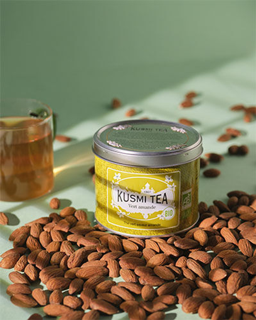 Чай розсипний Kusmi Tea Green Almond 100 г (3585810095356) - зображення 2