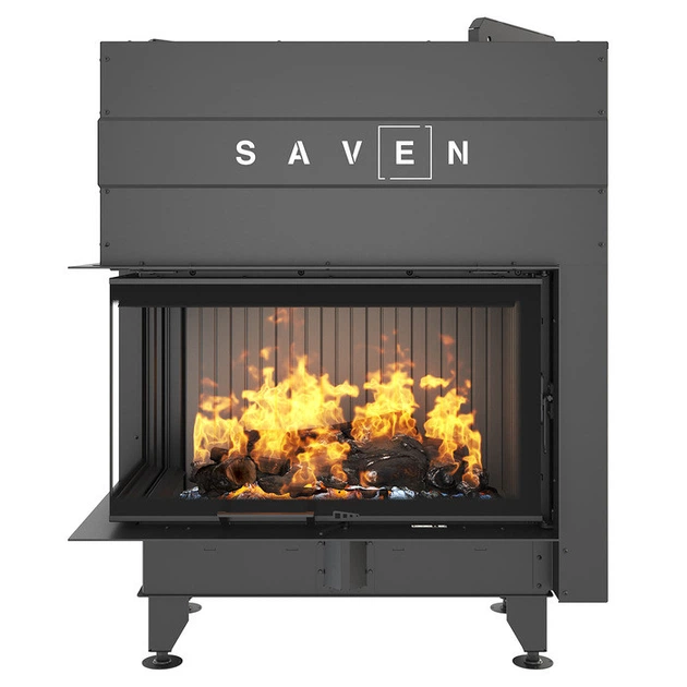 Камінна топка кутова SAVEN Energy Up 85х50х47L Black (17,0 kW) ECO - изображение 6