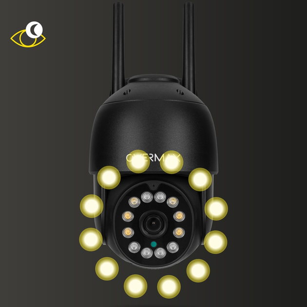 Камера відеоспостереження Overmax Camspot 4.95 Anthracite - Фото 3 Камера відеоспостереження Overmax Camspot 4.95 Anthracite - зображення 3