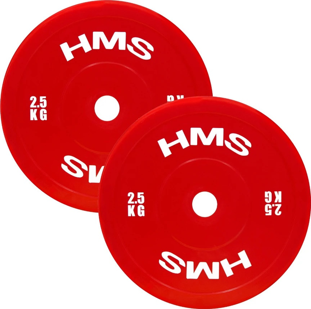 Zestaw talerzy olimpijskich HMS TPP technicznych PE 2 x 1.5 - 5 kg 6 szt. (5908261683299) - obraz 5