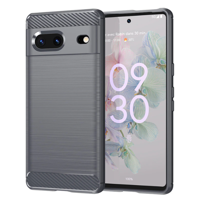 Чехол-накладка Carbon для Google Pixel 7 gray - Фото 1 Чехол-накладка Carbon для Google Pixel 7 gray - изображение 1