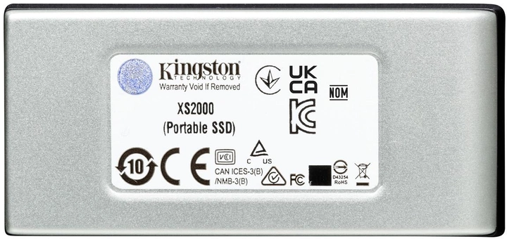 SSD накопитель внешний Kingston XS2000 2 TB USB 3.2 Gen2 (2x2) Type-C (SXS2000/2000G) - изображение 2