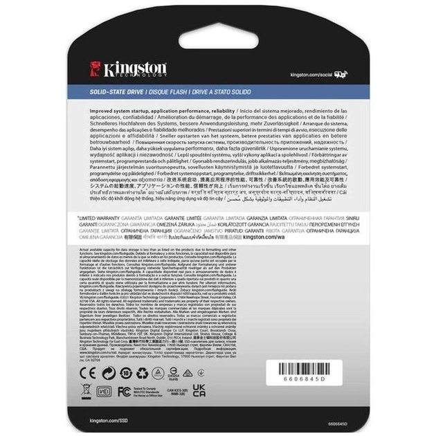 Накопитель SSD 1.9TB Kingston DC600M 2.5" SATAIII 3D TLC - Фото 4 Накопитель SSD 1.9TB Kingston DC600M 2.5" SATAIII 3D TLC - изображение 4