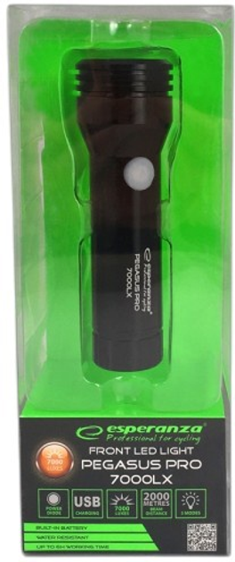 Велосипедний ліхтар Esperanza Pegasus Pro 7000 LX (5901299957196) - зображення 7
