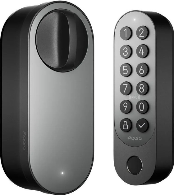 Розумний замок Aqara Smart Lock U200 Black (EL-D02E) - зображення 2