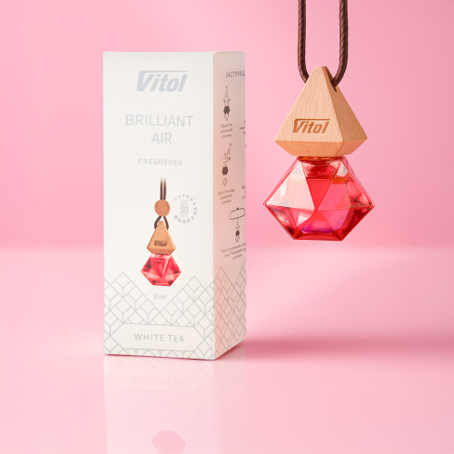Освежитель воздуха Vitol Brilliant Air WhiteTea 8мл - изображение 2