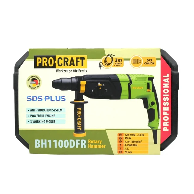 Перфоратор ProCraft BH1100DFR - изображение 14