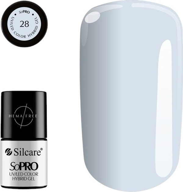 Lakier hybrydowy Silcare SoPro 28 7 g (5902560552270) - obraz 1