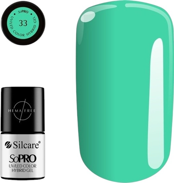 Lakier hybrydowy Silcare SoPro 33 7 g (5902560553048) - obraz 1