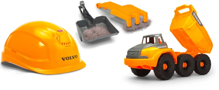 Ігровий набір Dickie Toys Вольво Самоскид з каскою та лопатою 26 см 3729014 (4006333100734) - зображення 2