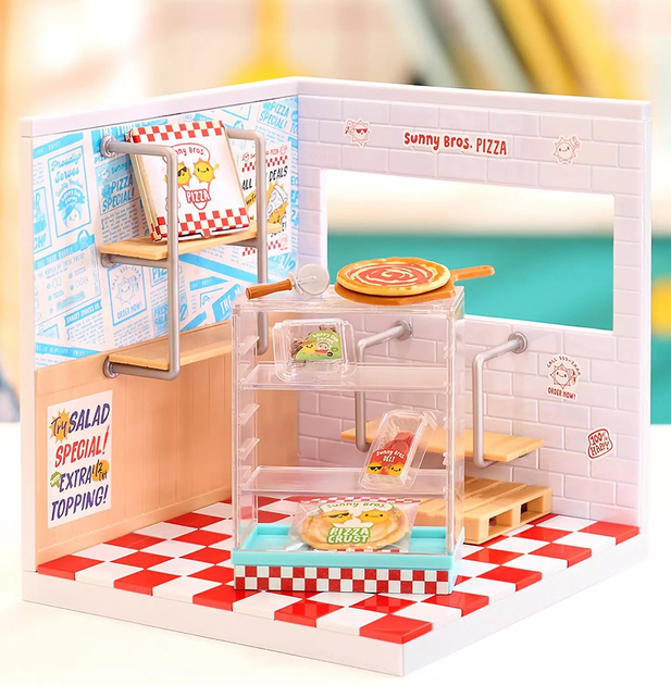 Zestaw do zabawy MGA's Mini Verse Make It Mini Spaces Pizza Shop (0035051566069) - obraz 2