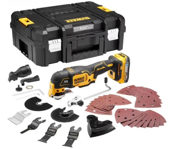 Многофункциональный инструмент аккумуляторный бесщеточный DeWalt DCS356S2T - изображение 2