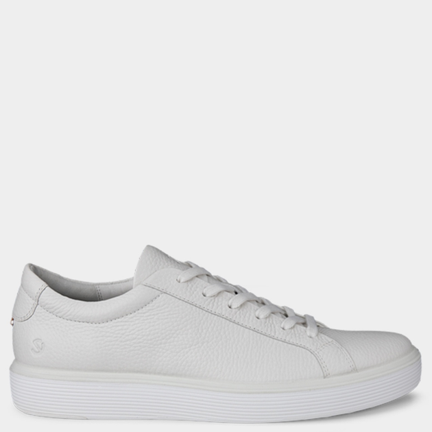 Sneakersy męskie skórzane do kostki Ecco Soft 60 M 58240401007 41 Białe (194891256049) - obraz 1