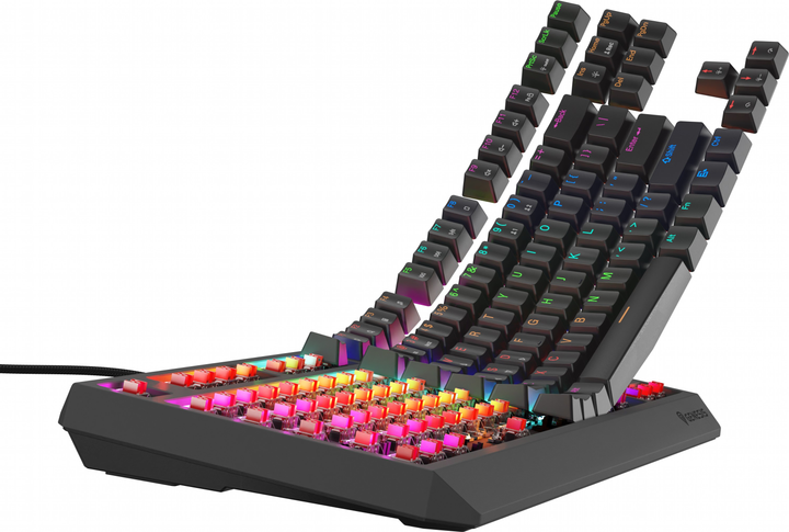 Клавіатура дротова Genesis Thor 230 TKL Lite RGB Outemu Red USB Black (NKG-2076) - зображення 9