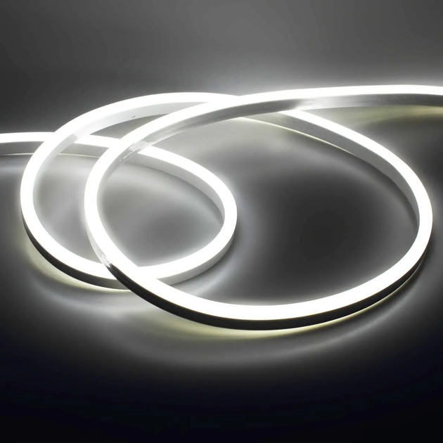 Гибкий неон, светодиодная гибкая неоновая лента Neon 220 В 5 м Белый - изображение 6