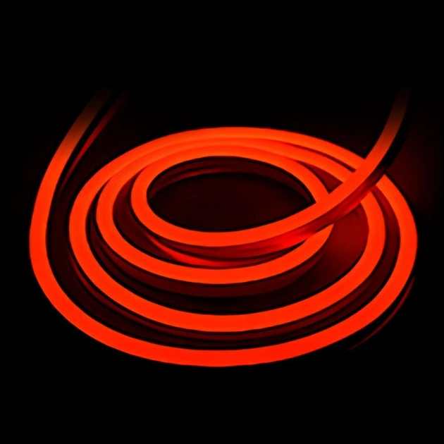 Гибкий неон, светодиодная гибкая неоновая лента Neon 220 В 5 м Красный - изображение 3
