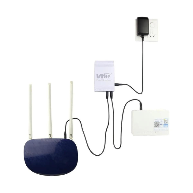 ДБЖ для роутера UPS 5V, 9V, 12V на 10400mAh Безперебійник для Wi-Fi WGP - Фото 4 ДБЖ для роутера UPS 5V, 9V, 12V на 10400mAh Безперебійник для Wi-Fi WGP - зображення 4