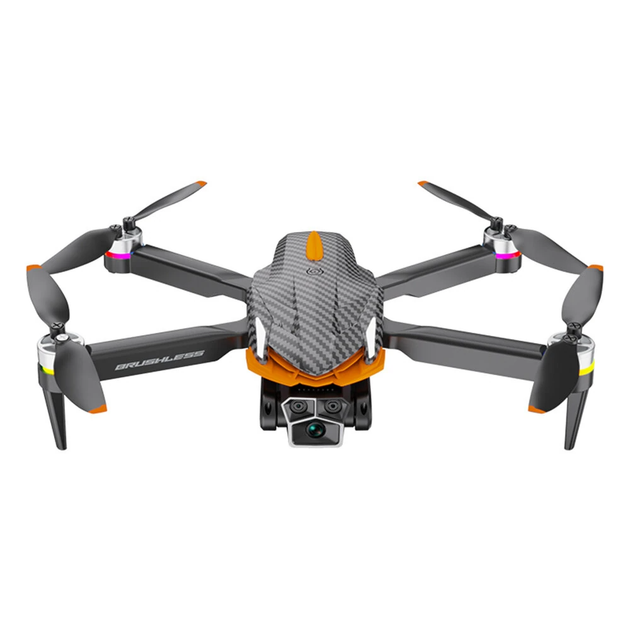 Квадрокоптер с экраном AE4 PRO, HD камера 480P, бесщеточный мотор, оптическое позиционирование, дрон с сумкой. - изображение 4