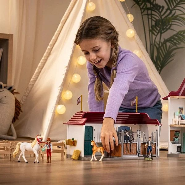 Zestaw Schleich Horse Club Lakeside Country House and Stable SLH42706 (4069111053547) - obraz 14