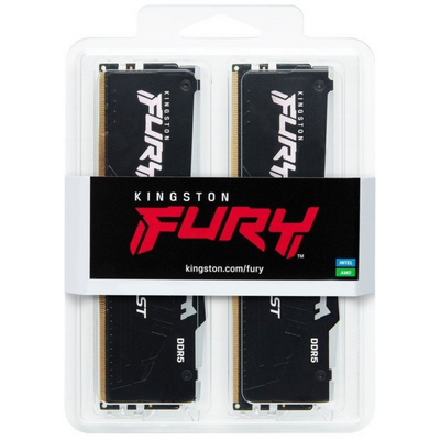 Оперативная память Kingston FURY Beast 64GB DDR5 Black RGB 6000 MHz (KF560C36BBEAK2-64) - Фото 5 Оперативная память Kingston FURY Beast 64GB DDR5 Black RGB 6000 MHz (KF560C36BBEAK2-64) - изображение 5