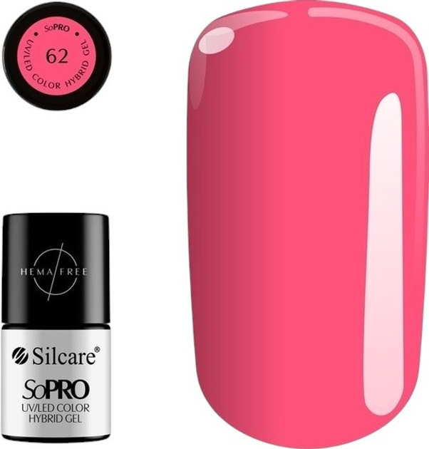 Lakier hybrydowy Silcare SoPro 62 7 g (5902560559217) - obraz 1
