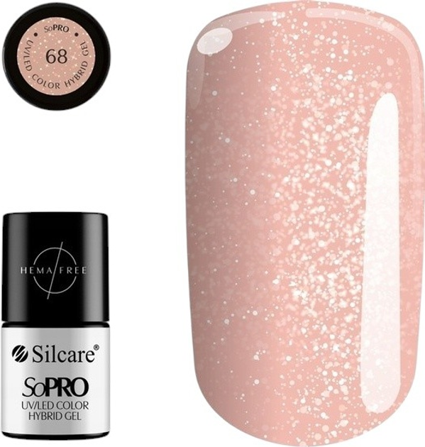 Lakier hybrydowy Silcare SoPro 68 7 g (5902560564778) - obraz 1