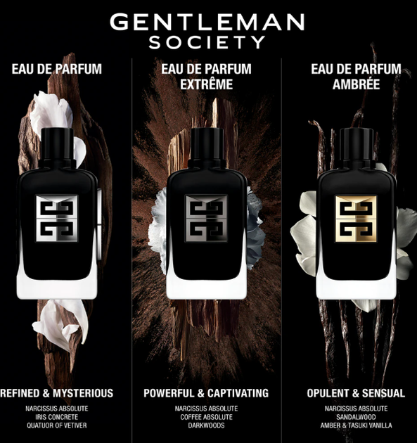 Парфюмированная вода для мужчин Givenchy Gentleman Society Ambree