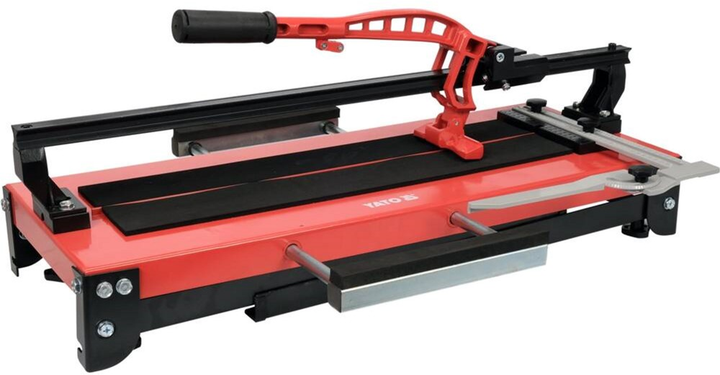 Maszynka do cięcia glazury ręczna YATO 600 mm / 14 mm z rozkładanym stołem (YT-37040) - obraz 2