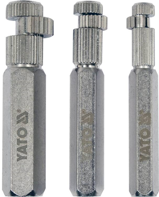 Набір для викручування ніпелів YATO 3/8", 1/2", 3/4" 3 шт (YT-21793) - зображення 1