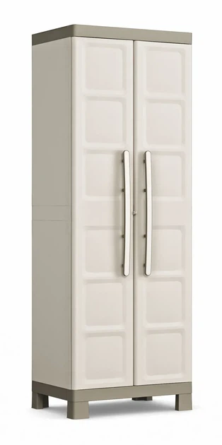 Шафа Keter Kis Excellence Utility Cabinet бежева пластикова багатофункціональна (241047) - Фото 5 Шафа Keter Kis Excellence Utility Cabinet бежева пластикова багатофункціональна (241047) - изображение 5