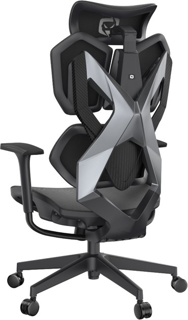 Fotel gamingowy SIHOO Xallking X5C Mesh Black (X5C-301) - obraz 4