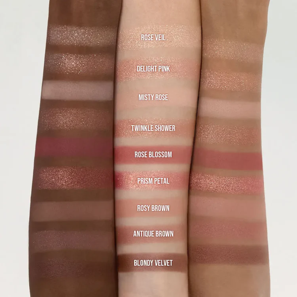Палетка теней Dasique Shadow Palette для век 02 Rose Petal в нежных оттенках 7 г - изображение 3
