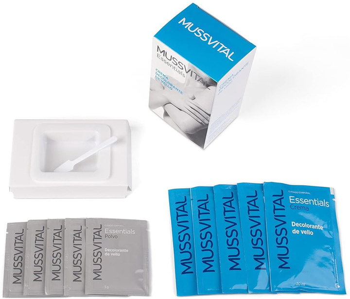 Набір для освітлення волосся Mussvital Крем 5х20 мл + Пудра 5х5 г (8430442000016) - зображення 3