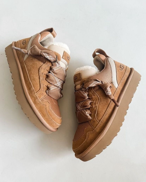 Жіночі уггі кросівки Зимові Замшеві Коричневі UGG Lowmel Sneaker Chestnut (37, коричневі) - Фото 8 Жіночі уггі кросівки Зимові Замшеві Коричневі UGG Lowmel Sneaker Chestnut (37, коричневі) - изображение 8