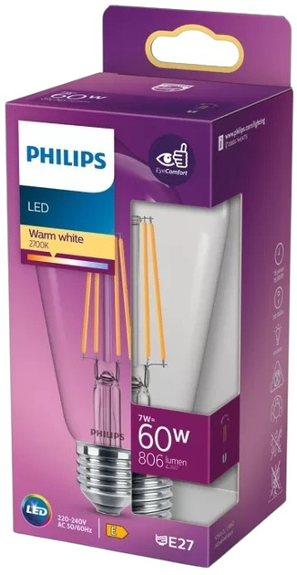Світлодіодна лампа Philips ST64 E27 (929001387655) - зображення 2