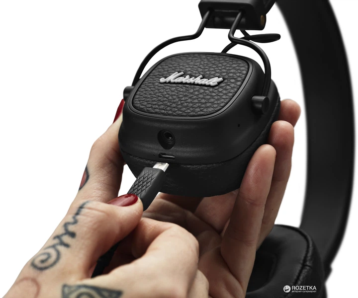 Наушники Marshall Major III Bluetooth Black (4092186) купить в
