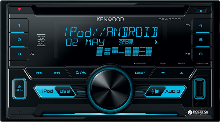 Kenwood dpx 3000u как включить блютуз