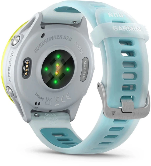 Смарт-годинник Garmin Forerunner 570 GPS 47mm Whitestone/Amp Yellow (010-02971-01) - Фото 8 Смарт-годинник Garmin Forerunner 570 GPS 47mm Whitestone/Amp Yellow (010-02971-01) - изображение 8