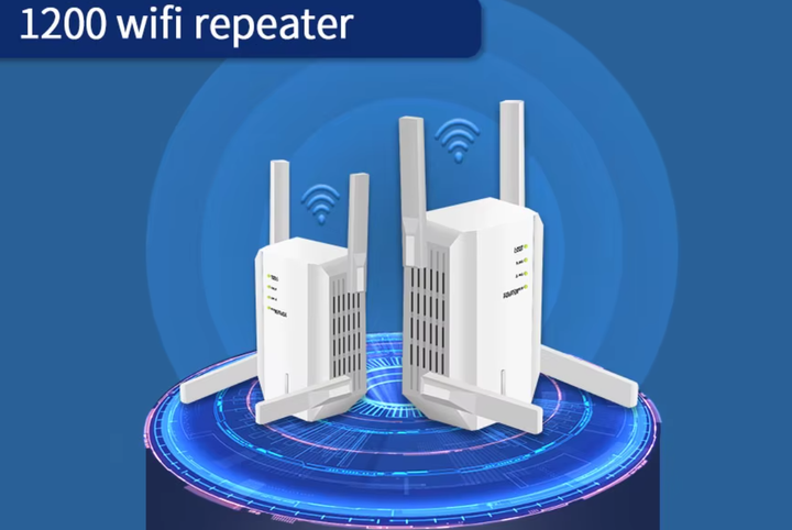 Усилитель беспроводного сигнала WiFi 1200 Мбит/с, двухдиапазонный интернет-усилитель, внешние 4 антенны, 5 ГГ - Фото 5 Усилитель беспроводного сигнала WiFi 1200 Мбит/с, двухдиапазонный интернет-усилитель, внешние 4 антенны, 5 ГГ - изображение 5